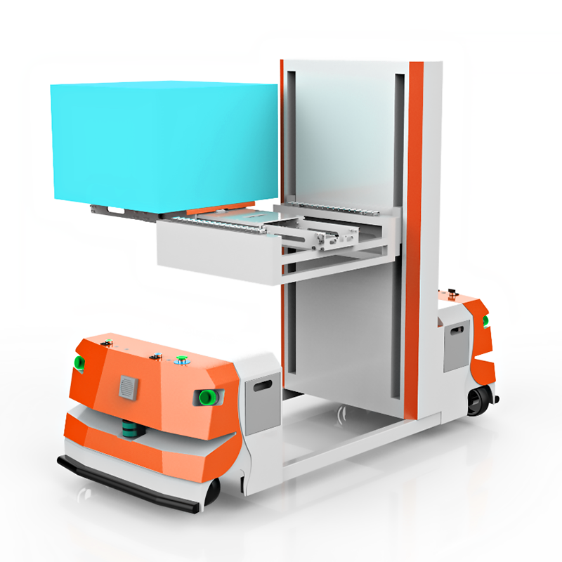 Two-way side fork AGV car